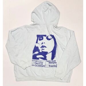 Taylor Swift Midnights Hoodie Album Merch 2XL Oversized Meet Me At Midnight